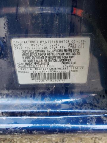 Photo 10 from auction – 2019 NISSAN VERSA S with VIN 3N1CN7APXKL869782