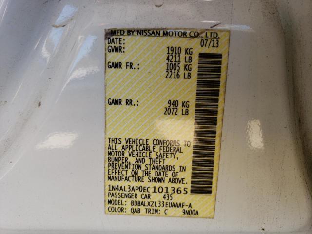Photo 10 from auction – 2014 NISSAN ALTIMA 2.5 with VIN 1N4AL3AP0EC101365