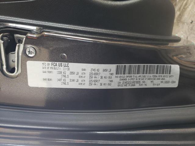 Photo 10 from auction – 2019 DODGE GRAND CARA with VIN 2C4RDGEG1KR578935