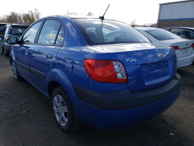 Photo 3 from auction – 2009 KIA RIO BASE with VIN KNADE223696489744