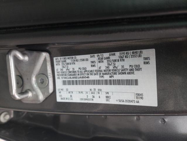Photo 10 from auction – 2014 FORD ESCAPE TIT with VIN 1FMCU9J95EUA89546