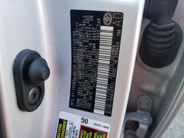Photo 10 from auction – 2018 TOYOTA COROLLA L with VIN 2T1BURHE5JC989065