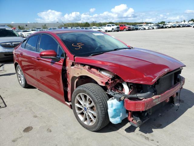 FORD FUSION SE 2017 with VIN 3FA6P0HD4HR128563 - Photo from auction