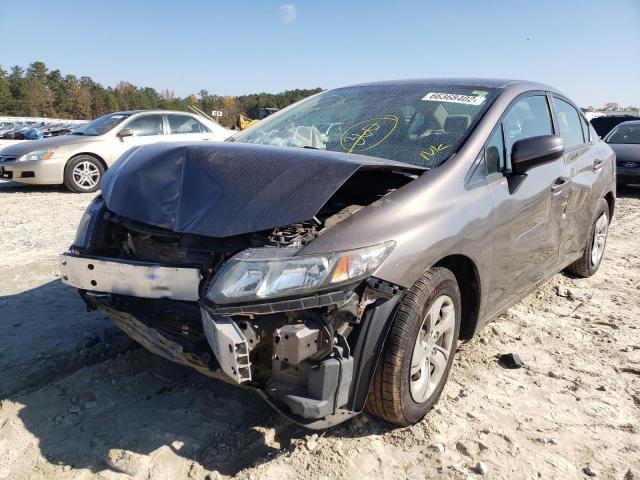Photo 2 from auction – 2014 HONDA CIVIC LX with VIN 2HGFB2F59EH502982