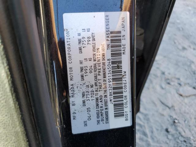 Photo 10 from auction – 2005 MAZDA 3 I with VIN JM1BK32F951345048