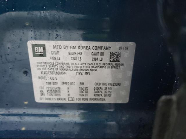 Photo 10 from auction – 2020 BUICK ENCORE PRE with VIN KL4CJESB7LB004944