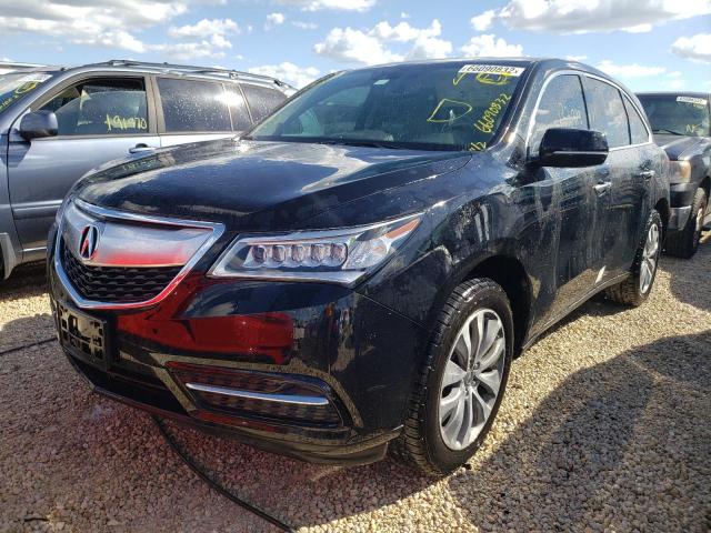 Photo 2 from auction – 2015 ACURA MDX TECHNO with VIN 5FRYD4H45FB004995