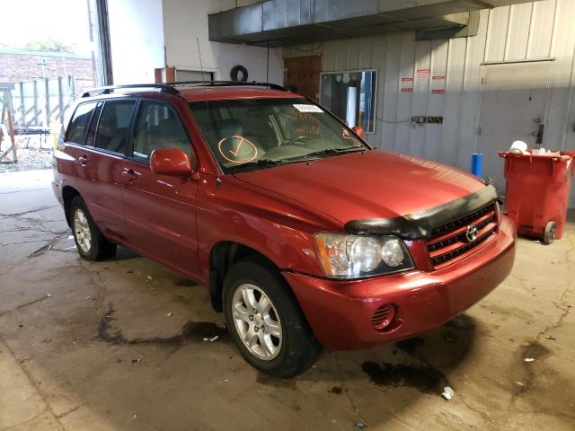 TOYOTA HIGHLANDER 2003 with VIN JTEGF21A930107614 - Photo from auction