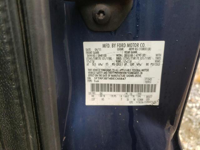 Zdjęcie 10 z aukcji – 2011 FORD F350 SUPER z VIN 1FTRF3BT4BEC65847