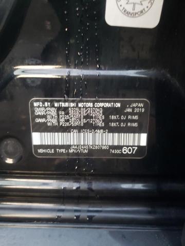 Photo 10 from auction – 2019 MITSUBISHI OUTLANDER with VIN JA4J24A57KZ607960