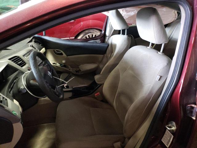Photo 5 from auction – 2012 HONDA CIVIC LX with VIN 19XFB2F51CE378651