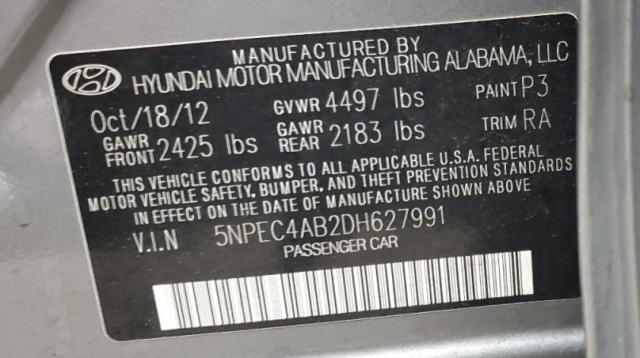 Photo 10 from auction – 2019 HYUNDAI SONATA SE with VIN 5NPEC4AB2DH627991