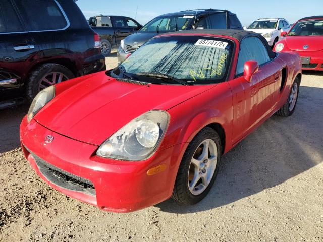 Photo 2 from auction – 2000 TOYOTA MR2 SPYDER with VIN JTDFR3201Y0009980