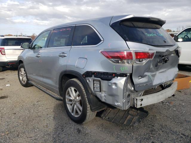 Photo 3 from auction – 2014 TOYOTA HIGHLANDER with VIN 5TDBKRFHXES060151