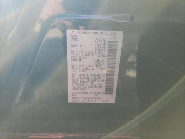 Photo 10 from auction – 2013 NISSAN PATHFINDER with VIN 5N1AR2MM2DC611490