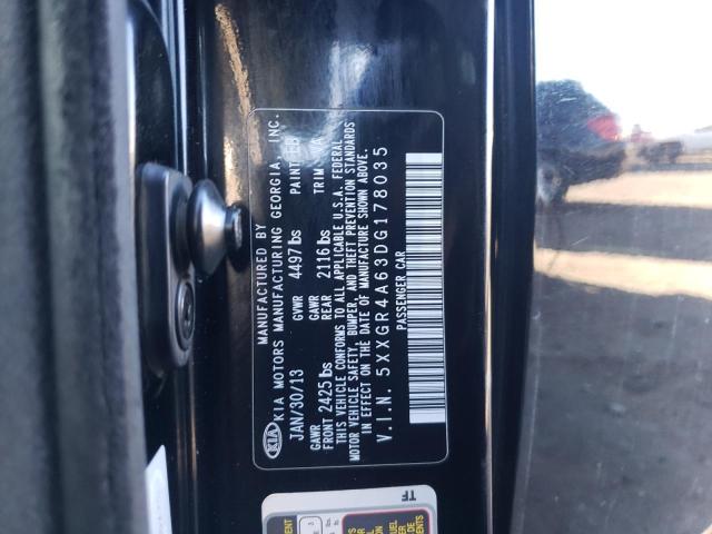 Photo 10 from auction – 2013 KIA OPTIMA SX with VIN 5XXGR4A63DG178035