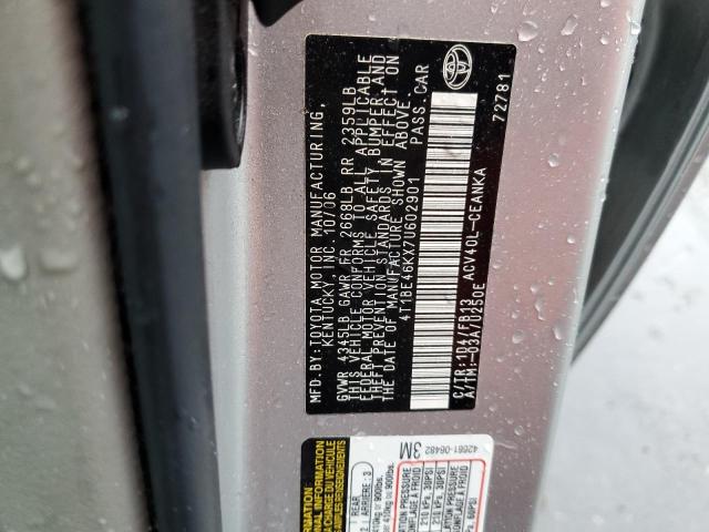 Photo 10 from auction – 2007 TOYOTA CAMRY CE with VIN 4T1BE46KX7U602901