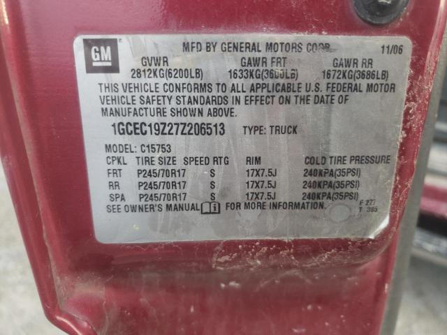 Photo 10 from auction – 2007 CHEVROLET SILVERADO with VIN 1GCEC19Z27Z206513