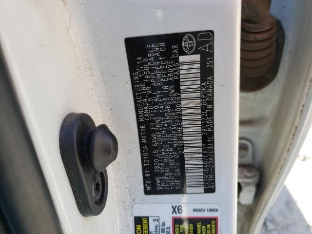 Photo 10 from auction – 2015 TOYOTA COROLLA L with VIN 2T1BURHE6FC300562
