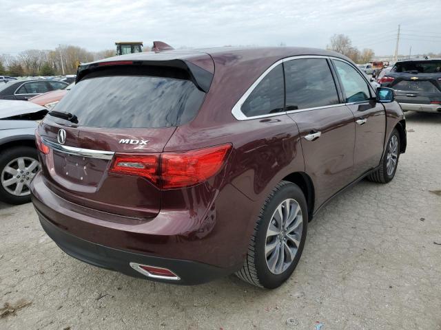 Photo 4 from auction – 2014 ACURA MDX TECHNO with VIN 5FRYD3H48EB001601