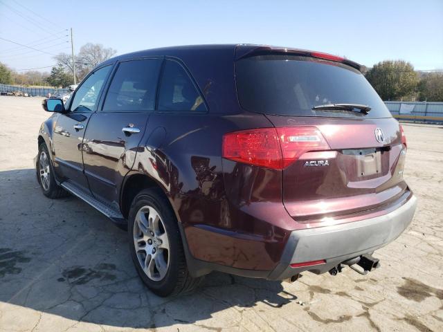 Photo 3 from auction – 2009 ACURA MDX TECHNO with VIN 2HNYD28659H509452