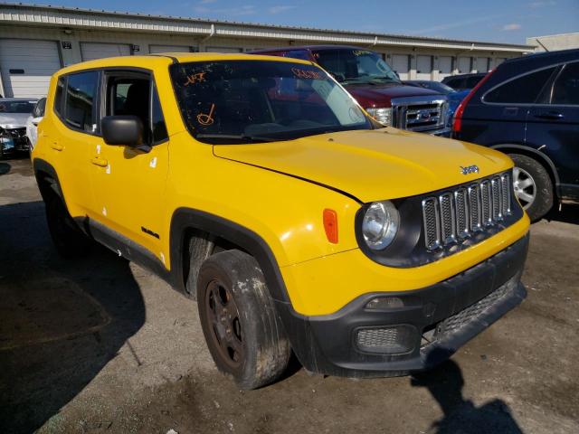 JEEP RENEGADE S 2017 with VIN ZACCJBAB4HPF98055 - Photo from auction