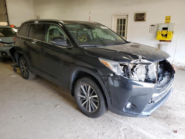 TOYOTA HIGHLANDER 2018 with VIN 5TDJZRFHXJS843729 - Photo from auction