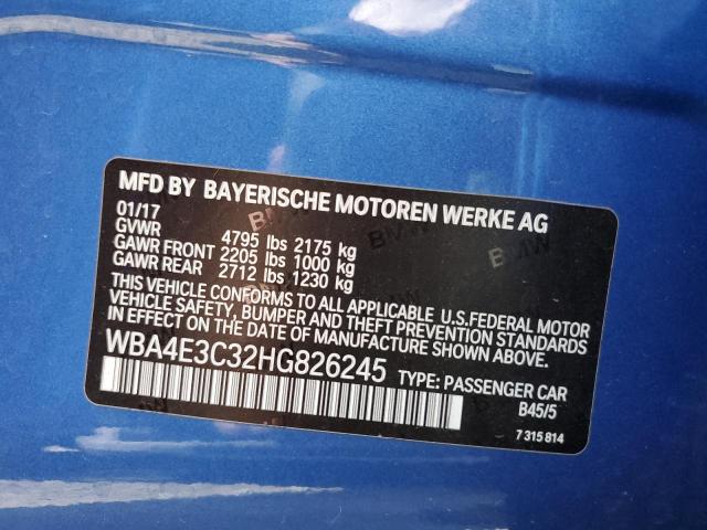 Photo 10 from auction – 2017 BMW 440I GRAN with VIN WBA4E3C32HG826245