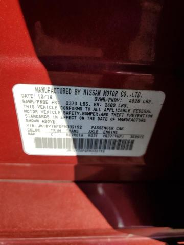 Photo 10 from auction – 2015 INFINITI Q50 BASE with VIN JN1BV7AP0FM332152