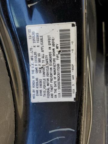 Photo 10 from auction – 2003 HONDA CR-V LX with VIN SHSRD784X3U115246
