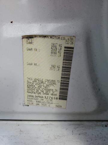 Photo 10 from auction – 2016 NISSAN ALTIMA 2.5 with VIN 1N4AL3AP6GN327658