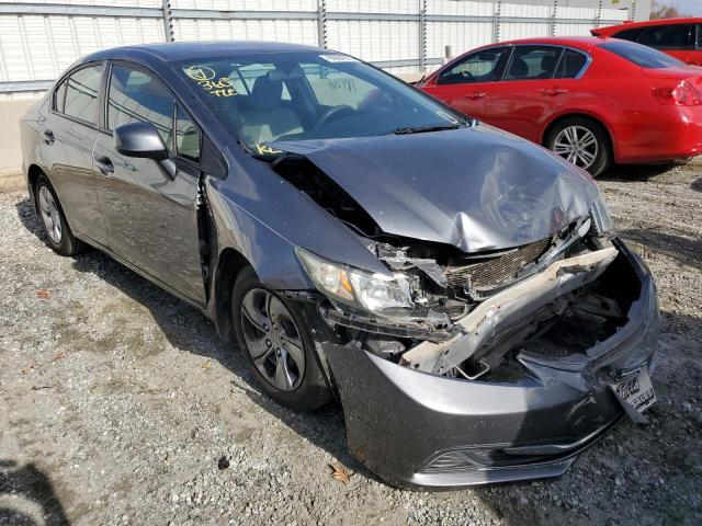 HONDA CIVIC LX 2013 with VIN 19XFB2F53DE007105 - Photo from auction