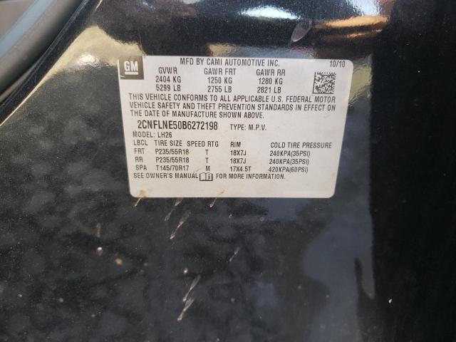 Photo 10 from auction – 2011 CHEVROLET EQUINOX LT with VIN 2CNFLNE50B6272198