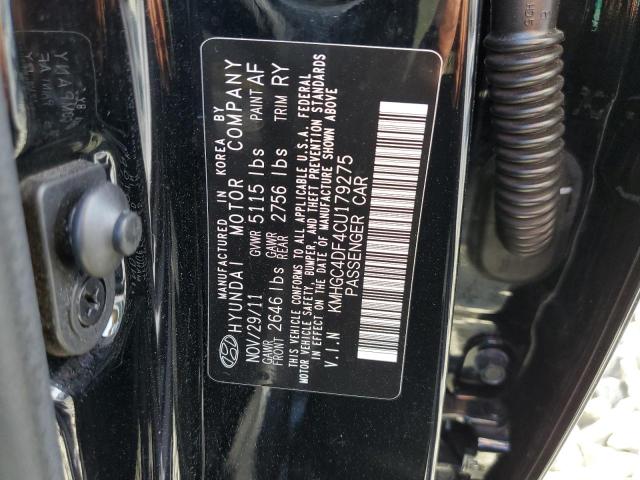 Photo 10 from auction – 2012 HYUNDAI GENESIS 4. with VIN KMHGC4DF4CU179275
