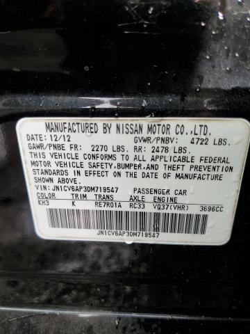 Photo 10 from auction – 2013 INFINITI G37 BASE with VIN JN1CV6AP3DM719547