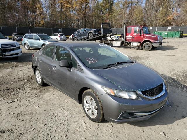 HONDA CIVIC LX 2013 with VIN 2HGFB2F53DH594850 - Photo from auction