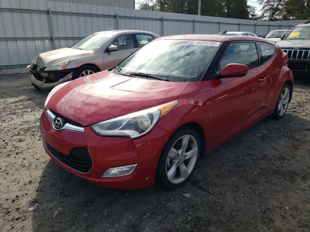 Photo 2 from auction – 2014 HYUNDAI VELOSTER with VIN KMHTC6ADXEU199353