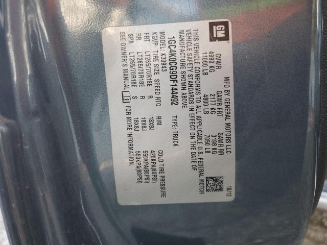 Photo 10 from auction – 2013 CHEVROLET SILVERADO with VIN 1GC4K0CG9DF144492