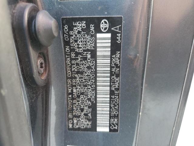 Photo 10 from auction – 2007 TOYOTA SCION TC with VIN JTKDE167470164321