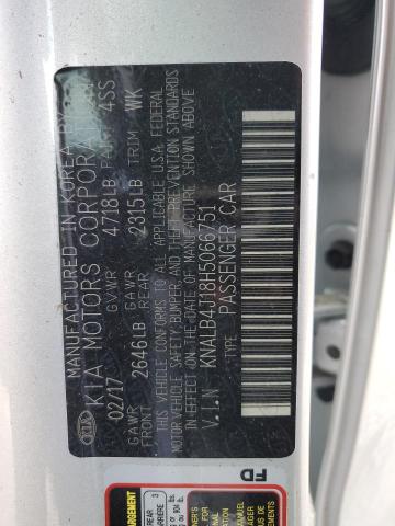 Photo 10 from auction – 2017 KIA CADENZA PR with VIN KNALB4J18H5066751