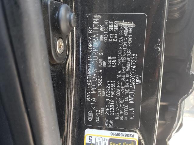 Photo 10 from auction – 2012 KIA SOUL with VIN KNDJT2A6XC7747238