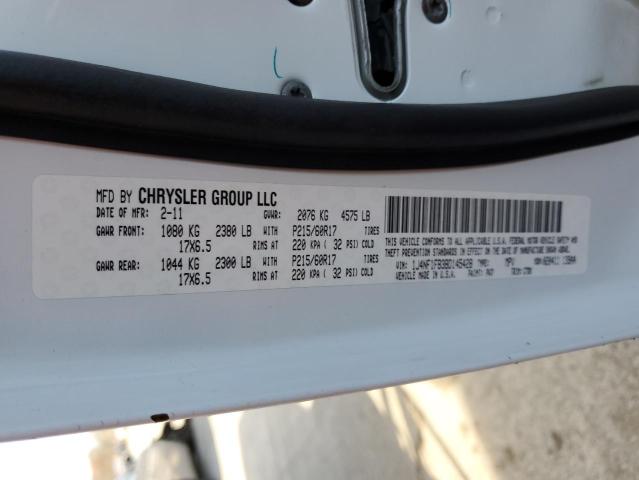 Photo 10 from auction – 2011 JEEP COMPASS SP with VIN 1J4NF1FB3BD145428
