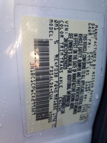 Photo 10 from auction – 2012 NISSAN VERSA S with VIN 3N1BC1CP6CK299329