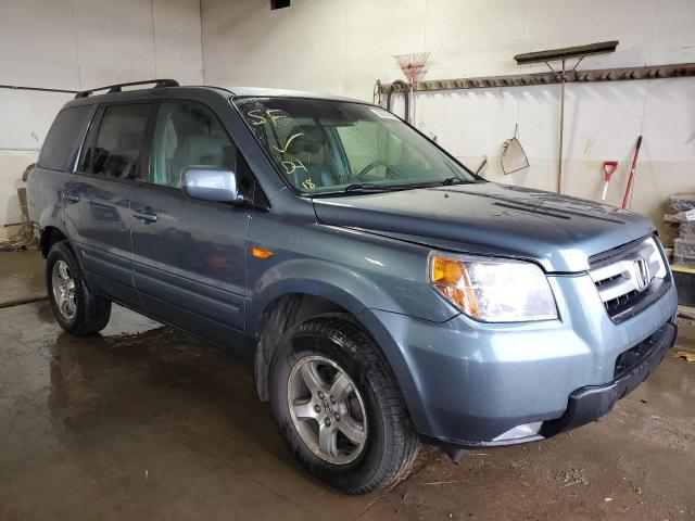 HONDA PILOT EXL 2007 with VIN 2HKYF18547H522652 - Photo from auction