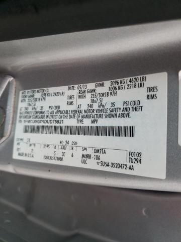 Photo 10 from auction – 2013 FORD ESCAPE SE with VIN 1FMCU0GX0DUD75921