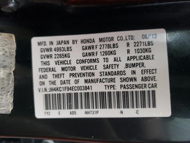 Photo 10 from auction – 2014 ACURA RLX ADVANC with VIN JH4KC1F94EC003841