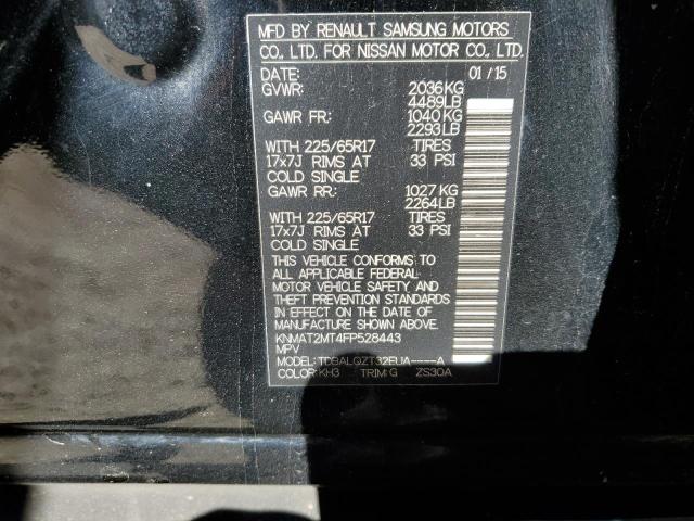 Photo 10 from auction – 2015 NISSAN ROGUE S with VIN KNMAT2MT4FP528443