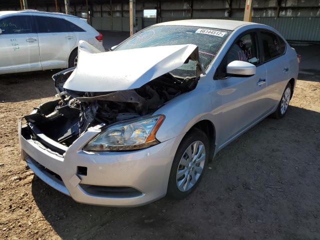 Photo 2 from auction – 2015 NISSAN SENTRA S with VIN 3N1AB7AP8FL696656