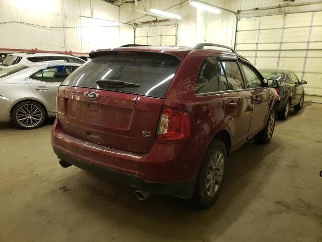 Photo 4 from auction – 2014 FORD EDGE SEL with VIN 2FMDK4JC2EBB34179