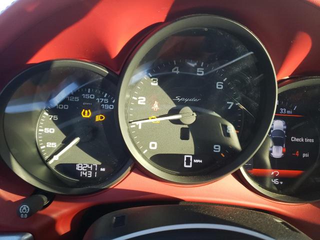 Photo 8 from auction – 2016 PORSCHE BOXSTER SP with VIN WP0CC2A86GS152271